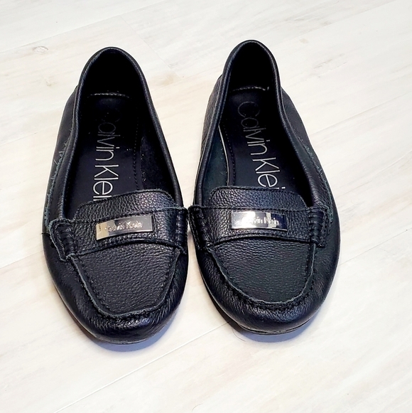 Calvin Klein black leather loafers - Picture 2 of 6